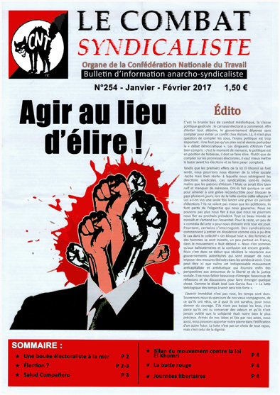 Lire le combat syndicaliste RAM 254