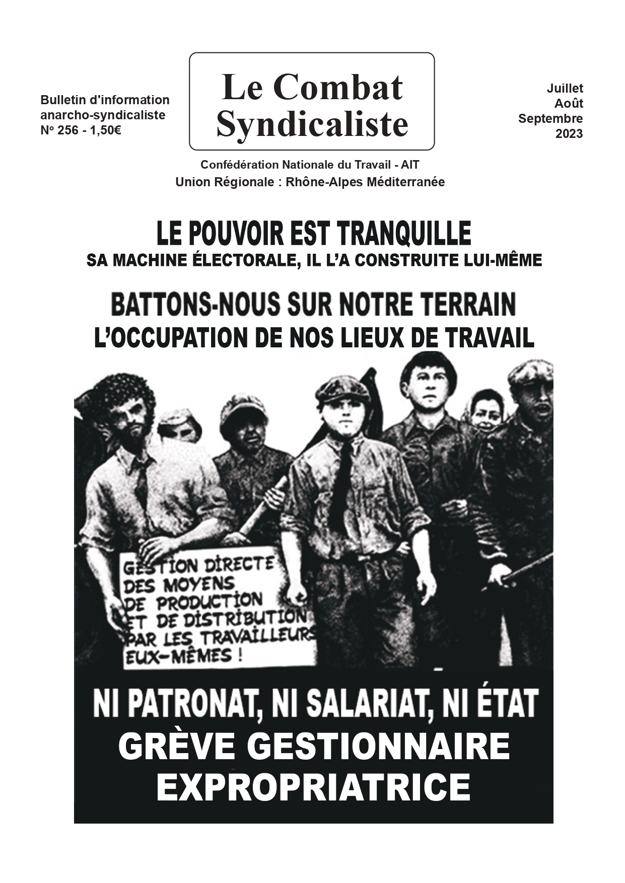 Lire le combat syndicaliste RAM 256